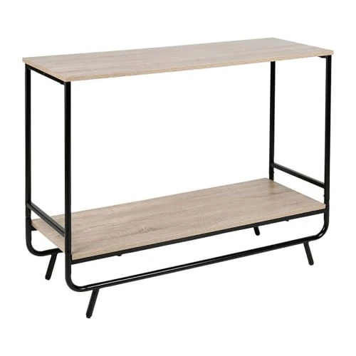 Jardideco Consoles Et Drapiers Console Industrielle Métal Bois 4 Jardideco Consoles Et Drapiers Console Industrielle Métal Bois – Image 2