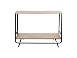 Jardideco Consoles Et Drapiers Console Industrielle Métal Bois