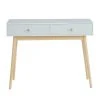 Baita Consoles Et Drapiers Console Laqué Blanc Mat 2 Tiroirs 100cm -Marquee Magasin console laque blanc mat 2 tiroirs 100cm