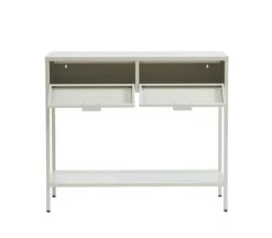 Pantone Consoles Et Drapiers Console Métal Beige Sable 100cm -Marquee Magasin console metal beige sable 100cm 5