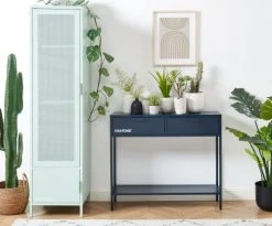 Marquee Magasin -Marquee Magasin console metal bleu nuit 100cm 1