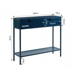 Pantone Consoles Et Drapiers Console Métal Bleu Nuit 100cm 13 Pantone Consoles Et Drapiers Console Métal Bleu Nuit 100cm -Marquee Magasin console metal bleu nuit 100cm 5