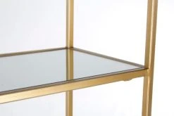 Hellin Consoles Et Drapiers Console Métal Doré Et Verre -Marquee Magasin console metal dore et verre 3