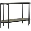 Wadiga Consoles Et Drapiers Console Métal Et Bois Noir Tropicale - 120x41x80cm -Marquee Magasin console metal et bois noir tropicale 120x41x80cm