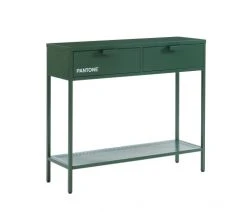 Pantone Consoles Et Drapiers Console Métal Vert Olive 100cm -Marquee Magasin console metal vert olive 100cm 2