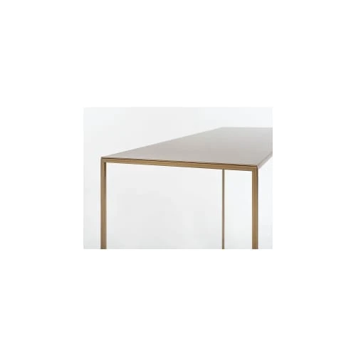 Custom Form Consoles Et Drapiers Console Minimaliste En Métal Thermolaquél Doré L100cm 7 Custom Form Consoles Et Drapiers Console Minimaliste En Métal Thermolaquél Doré L100cm – Image 5