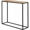 Custom Form Consoles Et Drapiers Console Minimaliste Plateau Chêne Pied Métal Noir L100cm -Marquee Magasin console minimaliste plateau chene pied metal noir l100cm