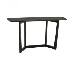 Meubles & Design Consoles Et Drapiers Console Moderne 140cm En Bois Noir