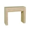 MACABANE Consoles Et Drapiers Console Moderne 2 Tiroirs En Teck Blanchi -Marquee Magasin console moderne 2 tiroirs en teck blanchi