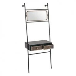 Altobuy Consoles Et Drapiers Console Murale 2 Tiroirs Avec Miroir Pivotant -Marquee Magasin console murale 2 tiroirs avec miroir pivotant 2