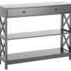 Beliani Consoles Et Drapiers Console Noire -Marquee Magasin console noire