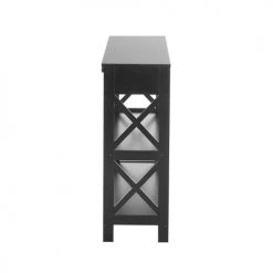 Beliani Consoles Et Drapiers Console Noire -Marquee Magasin console noire 4