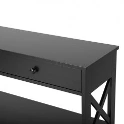 Beliani Consoles Et Drapiers Console Noire -Marquee Magasin console noire 5