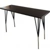 Mathi Design Consoles Et Drapiers Console Noire Pieds En Acier -Marquee Magasin console noire pieds en acier