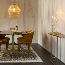 Dutchbone Consoles Et Drapiers Console Ovale En Métal 121cm Or -Marquee Magasin console ovale en metal 121cm or 3