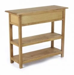 Grenier Alpin Consoles Et Drapiers Console Pin Massif Ciré 3 Tiroirs -Marquee Magasin console pin massif cire 3 tiroirs 4