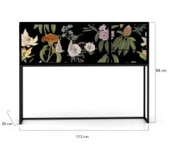 RNT By Really Nice Things Consoles Et Drapiers Console Pin Massif Laqué 2 Portes 3 Tiroirs Imprimé Floral Fond Noir 7 RNT By Really Nice Things Consoles Et Drapiers Console Pin Massif Laqué 2 Portes 3 Tiroirs Imprimé Floral Fond Noir -Marquee Magasin console pin massif laque 2 portes 3 tiroirs imprime floral fond noir 2