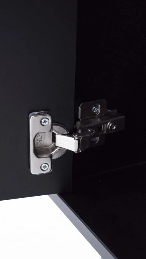 RNT By Really Nice Things Consoles Et Drapiers Console Pin Massif Laqué 2 Portes 3 Tiroirs Imprimé Floral Fond Noir 5 RNT By Really Nice Things Consoles Et Drapiers Console Pin Massif Laqué 2 Portes 3 Tiroirs Imprimé Floral Fond Noir – Image 4