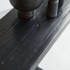 Tikamoon Consoles Et Drapiers Console Pin Recyclé Noire -Marquee Magasin console pin recycle noire 2