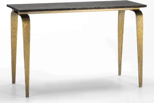 Thai Natura Consoles Et Drapiers Console Plateau Bois Pieds Métal Doré L119cm 3 Thai Natura Consoles Et Drapiers Console Plateau Bois Pieds Métal Doré L119cm