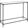 The Home Deco Factory Consoles Et Drapiers Console Plateau En Verre Texturé -Marquee Magasin console plateau en verre texture