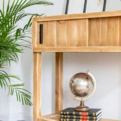 Dendro Consoles Et Drapiers Console Portes Coulissantes Bois Massif -Marquee Magasin console portes coulissantes bois massif 4