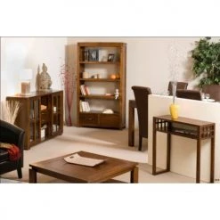 MACABANE Consoles Et Drapiers Console Rectangulaire 1 étagère En Mindi -Marquee Magasin console rectangulaire 1 etagere en mindi 2