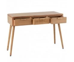 Meubles & Design Consoles Et Drapiers Console Scandinave En Bois Tiroir Cannage -Marquee Magasin console scandinave en bois tiroir cannage 5