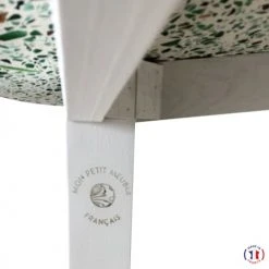 MON PETIT MEUBLE FRANCAIS Consoles Et Drapiers Console Terrazzo Et Frêne Massif 140 Cm -Marquee Magasin console terrazzo et frene massif 140 cm 4