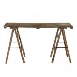 MACABANE Consoles Et Drapiers Console Tréteaux Esprit Brocante Bois Recyclé