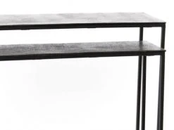 Hellin Consoles Et Drapiers Consoles Rectangulaires Design En Fonte L100 (le Lot De 2) -Marquee Magasin consoles rectangulaires design en fonte l100 le lot de 2 2