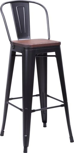 Mathi Design Tables à Manger Ensemble Haut Acier/bois Massif Foncé -Marquee Magasin ensemble haut acier bois massif fonce 4