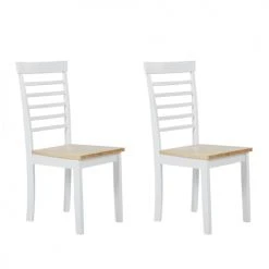 Beliani Tables à Manger Ensemble Pour Salle à Manger En Bois D'hévéa 2 Personnes L -Marquee Magasin ensemble pour salle a manger en bois d hevea 2 personnes l 3