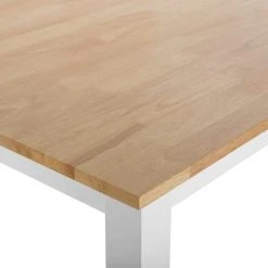 Beliani Tables à Manger Ensemble Pour Salle à Manger En Bois D'hévéa 6 Personnes L -Marquee Magasin ensemble pour salle a manger en bois d hevea 6 personnes l 3