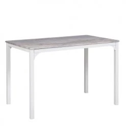 Beliani Tables à Manger Ensemble Pour Salle à Manger En Mdf 4 Personnes L -Marquee Magasin ensemble pour salle a manger en mdf 4 personnes l 24