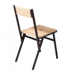 Wadiga Tables à Manger Ensemble Table + 2 Chaises Bois Et Noir -Marquee Magasin ensemble table 2 chaises bois et noir 2