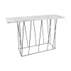 TEMAHOME Consoles Et Drapiers HELIX - Console D'entrée Marbre Blanc -Marquee Magasin helix console d entree marbre blanc