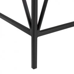 Altobuy Consoles Et Drapiers Lot De 2 Consoles Gigognes Métal Noir Et Verre -Marquee Magasin lot de 2 consoles gigognes metal noir et verre 4