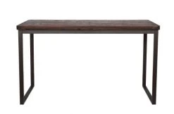 Mathi Design Tables à Manger Mange Debout 180 Cm Acier/bois Massif Foncé -Marquee Magasin mange debout 180 cm acier bois massif fonce 4