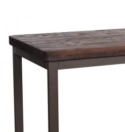 Mathi Design Tables à Manger Mange Debout 70 Cm Acier/bois Massif Foncé -Marquee Magasin mange debout 70 cm acier bois massif fonce 2