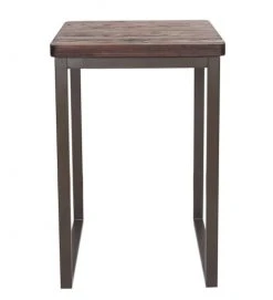 Mathi Design Tables à Manger Mange Debout 70 Cm Acier/bois Massif Foncé -Marquee Magasin mange debout 70 cm acier bois massif fonce 3