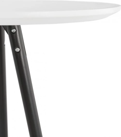 Kokoon Design Tables à Manger Mange-debout Couleur Blanc Et Noir 3 Places D60cm 6 Kokoon Design Tables à Manger Mange-debout Couleur Blanc Et Noir 3 Places D60cm – Image 4