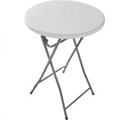 Tectake Tables à Manger Mange Debout Pliant Ø 80 Cm Blanc -Marquee Magasin mange debout pliant oe 80 cm blanc 2