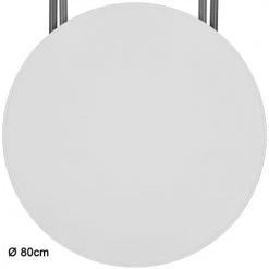 Tectake Tables à Manger Mange Debout Pliant Ø 80 Cm Blanc -Marquee Magasin mange debout pliant oe 80 cm blanc 3
