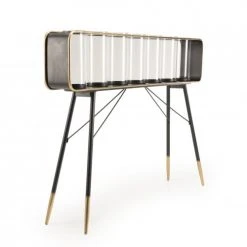 MACABANE Consoles Et Drapiers Meuble Déco Bougeoirs Métal Noir Et Doré -Marquee Magasin meuble deco bougeoirs metal noir et dore 4