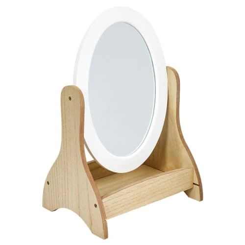 Toilinux Coiffeuses Miroir Inclinablea Pour Coiffeuse Beige -Marquee Magasin miroir inclinablea pour coiffeuse beige