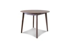 PIB Tables à Manger Petite Table à Rallonge En Noyer Marron