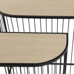 MACABANE Consoles Et Drapiers Set De 2 Consoles Structure Métal Noir -Marquee Magasin set de 2 consoles structure metal noir 3