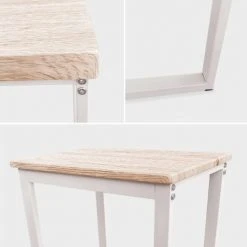 Alice's Garden Tables à Manger Set Table Haute Avec 2 Tabourets De Bar -Marquee Magasin set table haute avec 2 tabourets de bar 3