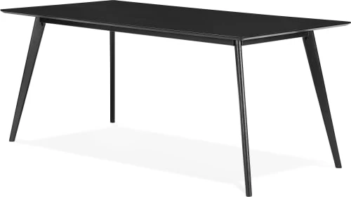 Kokoon Design Tables à Manger Table à Diner En Bois Couleur Noir 4 Places L90cm 6 Kokoon Design Tables à Manger Table à Diner En Bois Couleur Noir 4 Places L90cm – Image 4